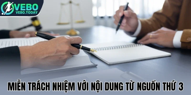 Miễn trách nhiệm với nội dung từ nguồn thứ 3