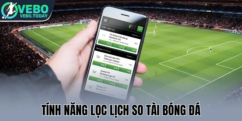 Tính năng lọc lịch so tài bóng đá