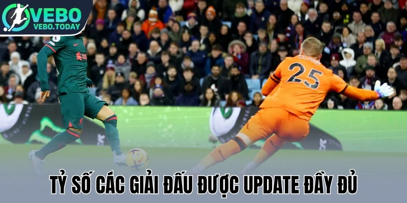 Tỷ số các giải đấu được update đầy đủ