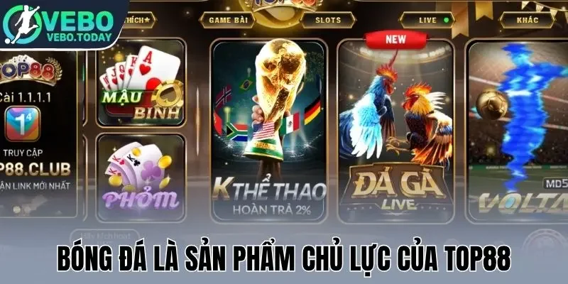 Top88 - Trực Tiếp Bóng Đá Ổn Định, Kèo Cược Phong Phú 1 Bóng đá là sản phẩm chủ lực của Top88