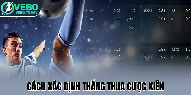 Cách xác định thắng thua cược xiên