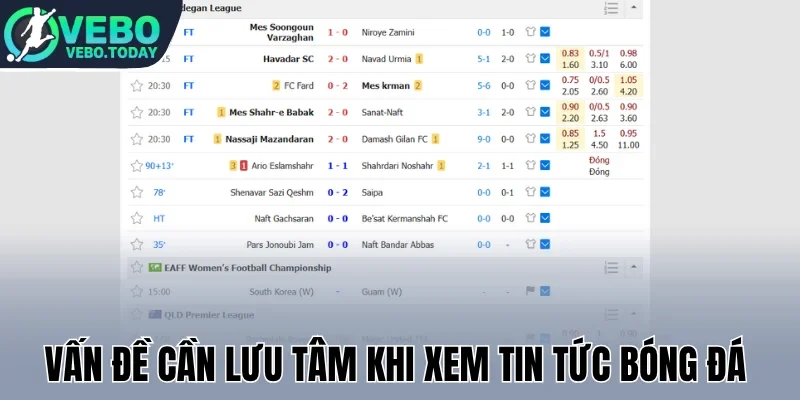 Nowgoal - Trang Tin Bóng Đá Tốc Độ Cao, Cập Nhật Dữ Liệu Miễn Phí 3 Vấn đề cần lưu tâm khi xem tin tức bóng đá